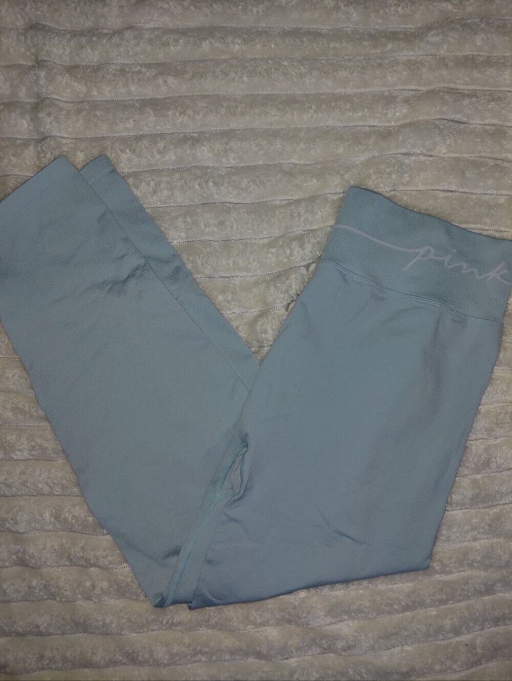 VS PINK Active Stretcht Light Blue Activewesr Leggings